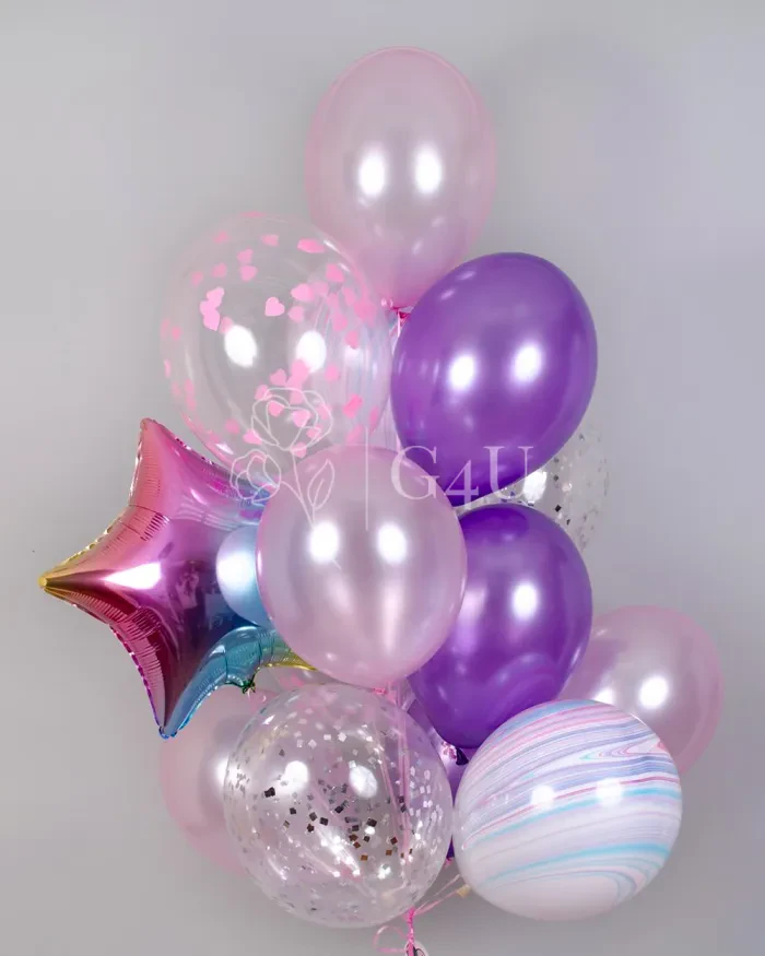 Заказать Композиция из 13 шаров в Алматы