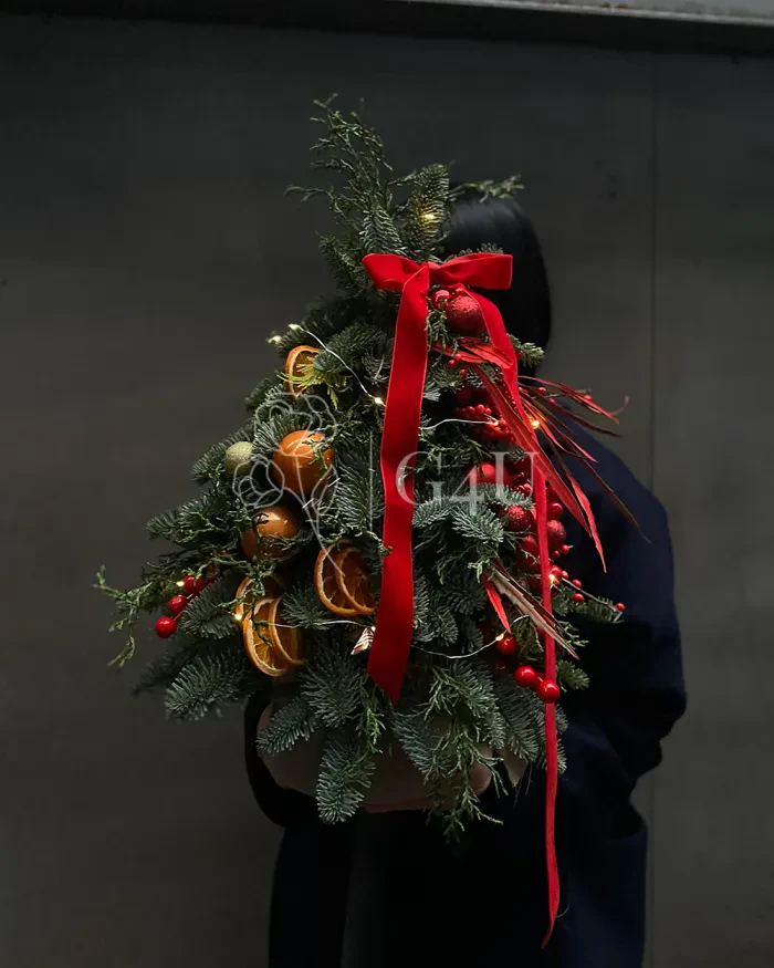 Заказать Новогодняя композиция "Рождественская гармония" в Алматы