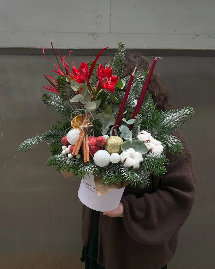 Заказать Новогодняя композиция "Звездная ночь" в Алматы