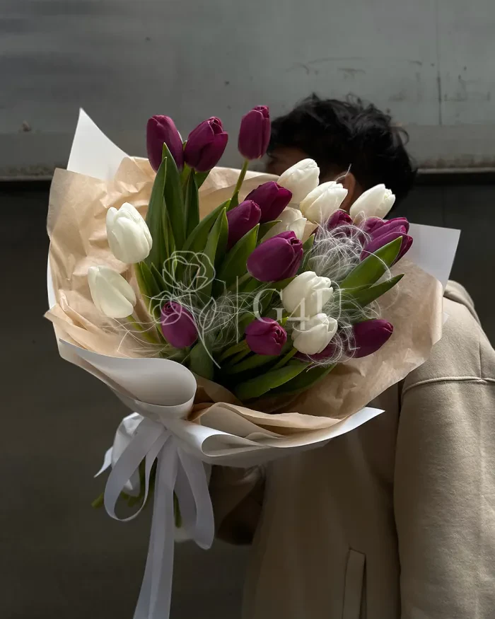 Заказать Букет "Arabella" из 25 тюльпанов в Алматы