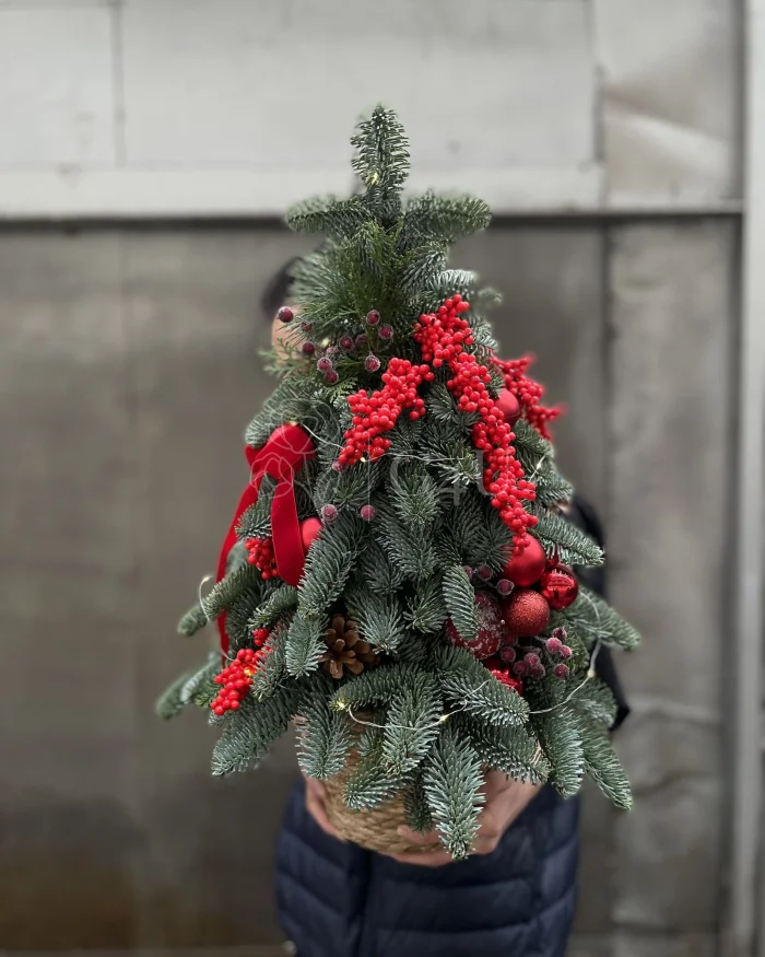 Заказать Новогодняя композиция "Тишина декабря" в Алматы