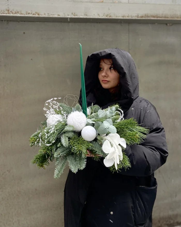 Заказать Новогодняя композиция "Северное дыхание" в Алматы